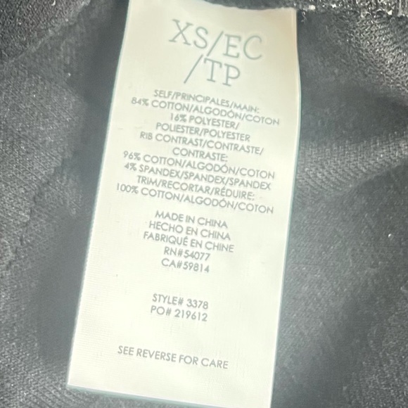 Cabi Black Striped Jacket Size XS - Picture 4 of 4